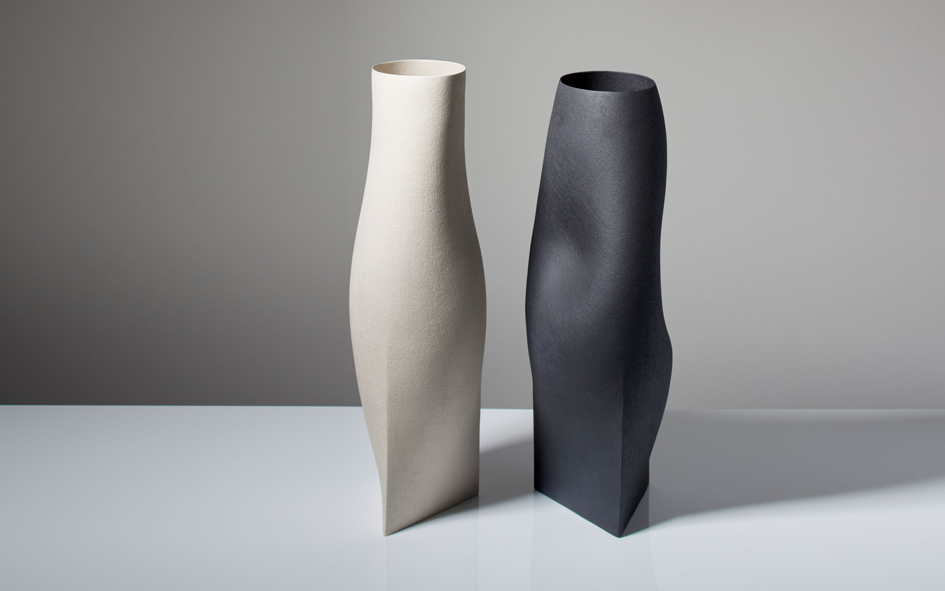 Black and grey vessels