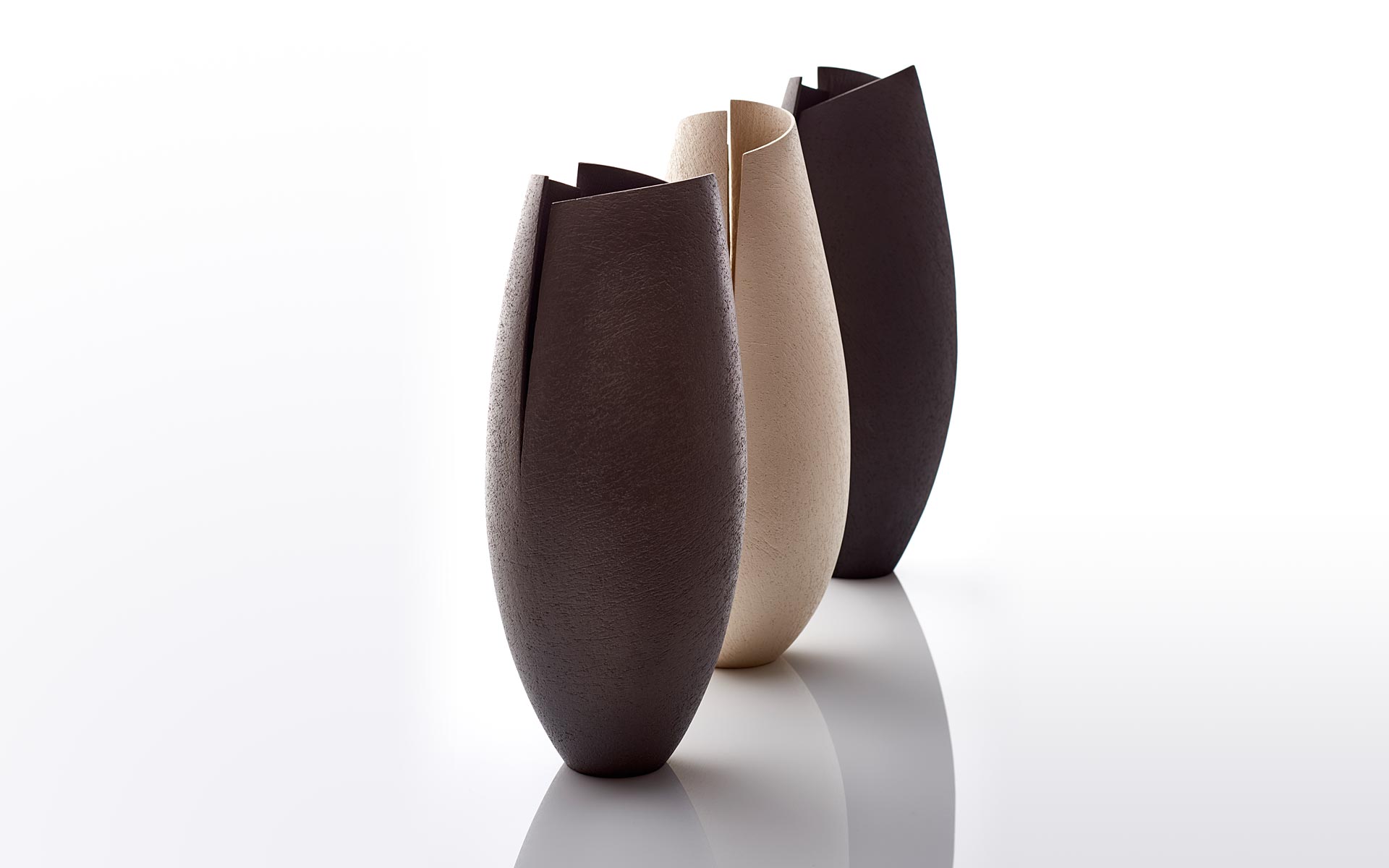 Three cut vessels